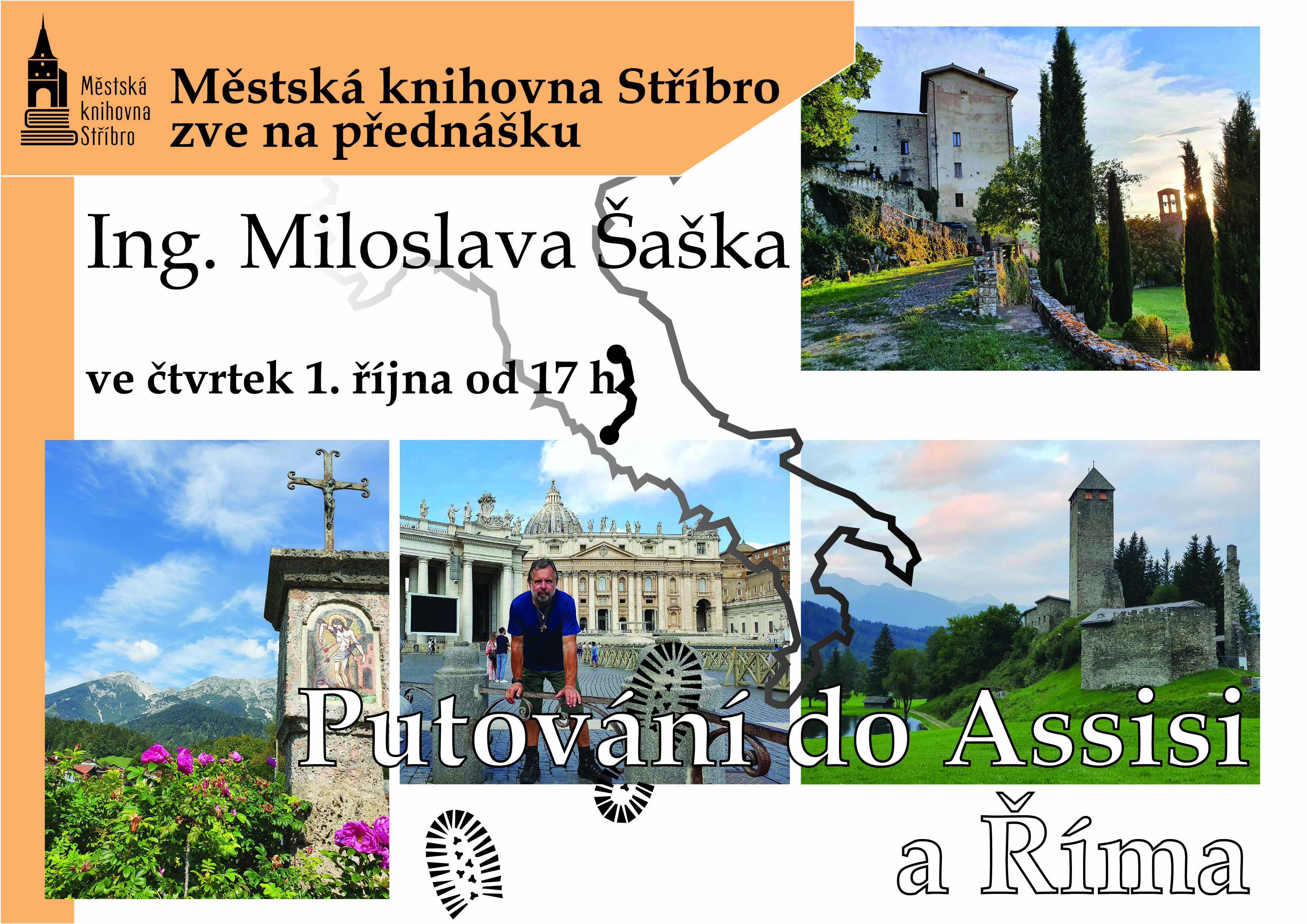 Putování do Assisi a Říma