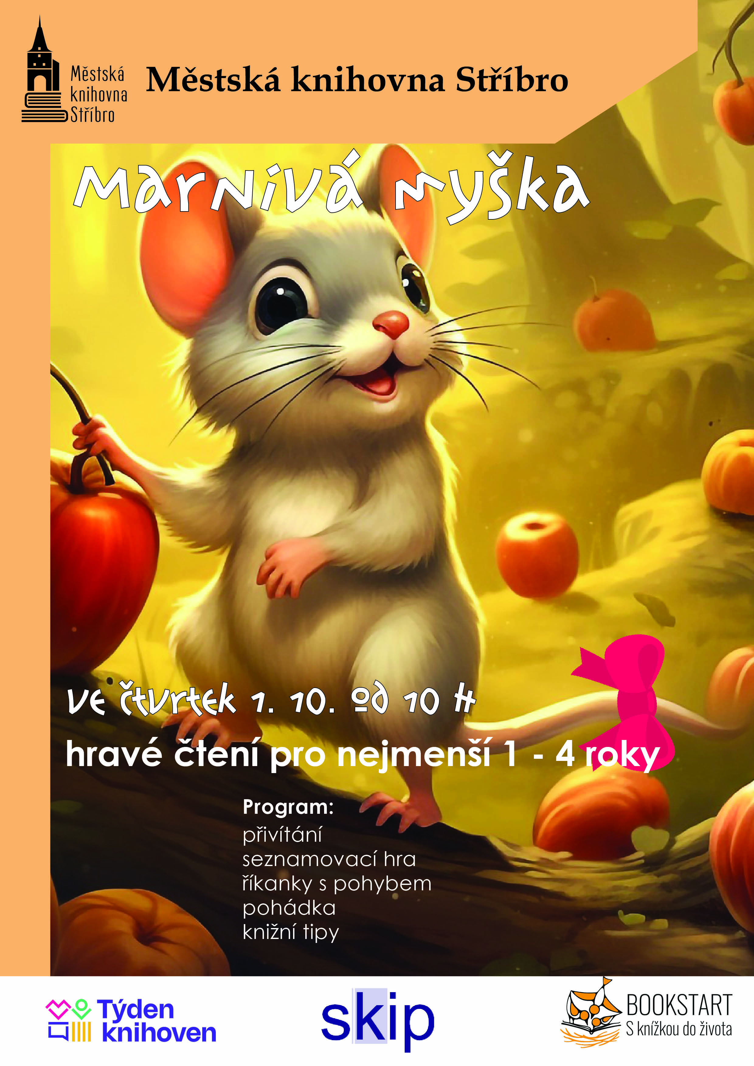 Marnivá myška - hravé čtení pro nejmenší
